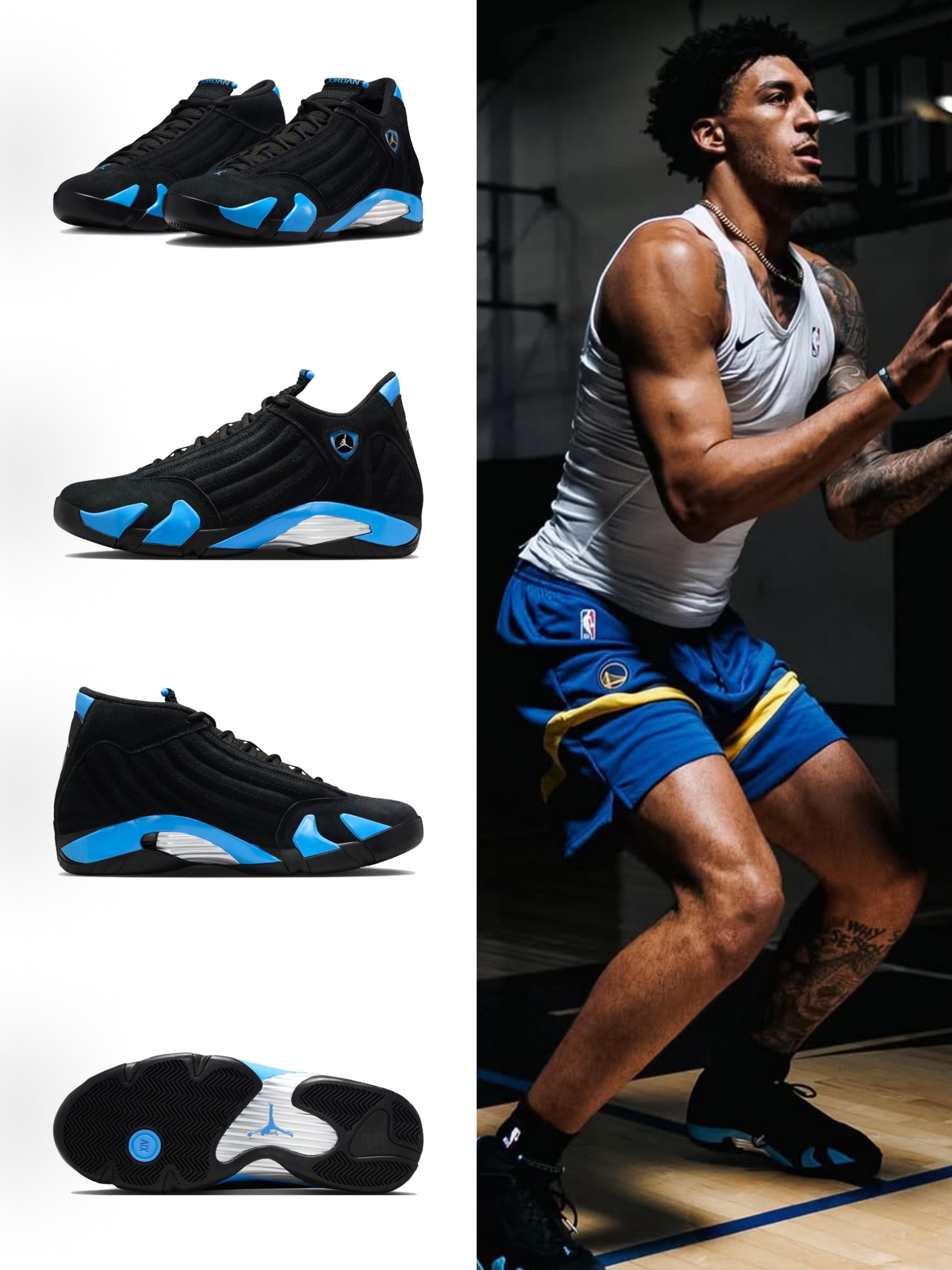 钟爱老鞋!勇士 11 号秀伦德博格训练上脚 Air Jordan 14